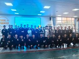 南部战区广州某部队官兵走进好博体育体能与健康促进国家体育科普基地学习交流