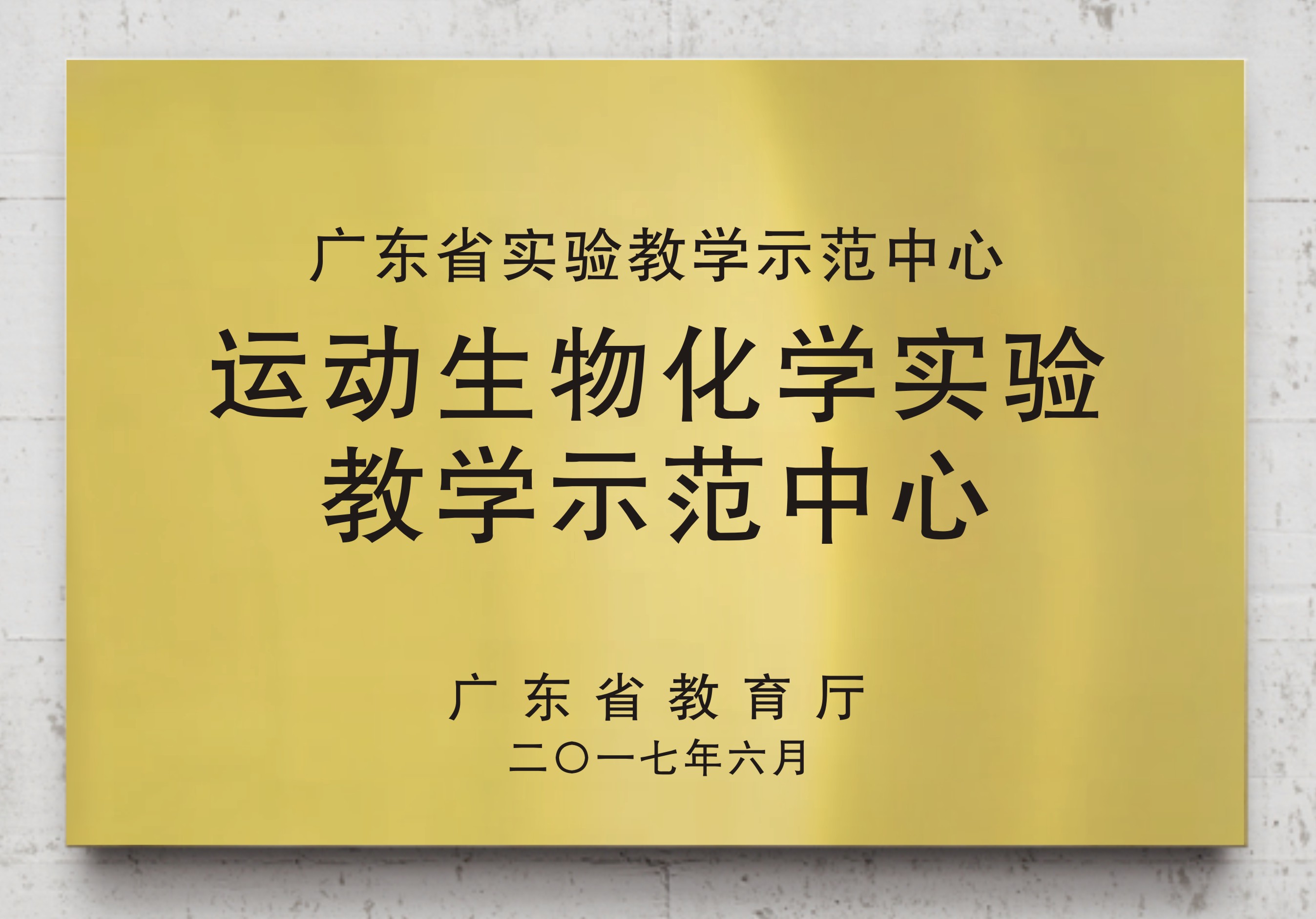 运动生物化学实验教学示范中心